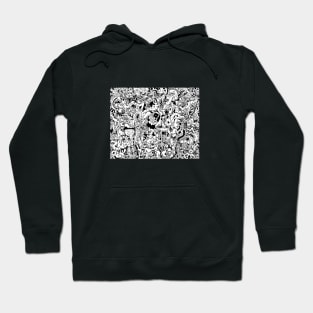 Never Be Alone ( B&W) Hoodie